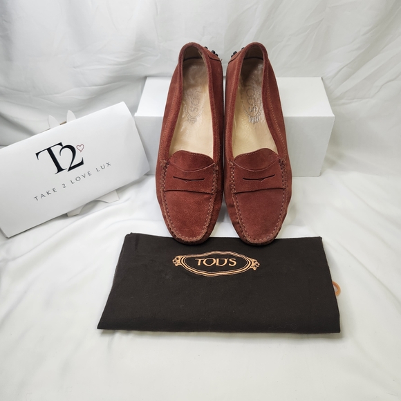 Tod's Shoes - Tod's Women's Suede Loafers